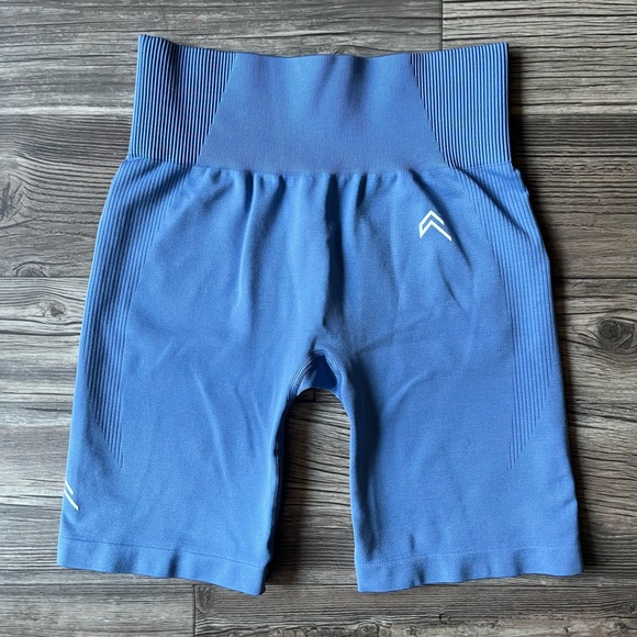 Oner Active Pants - Oner Active Blue High-Waisted Biker Shorts